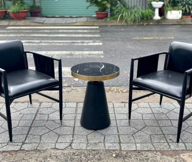 Bộ bàn ghế sắt sân vườn chống gỉ bền đẹp theo thời gian